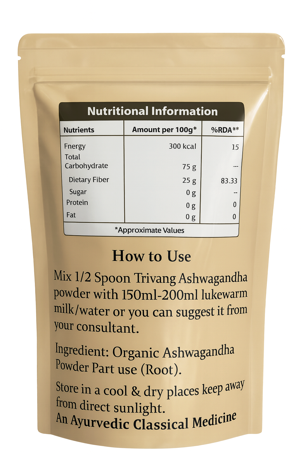 Trivang Organic Ashwagandha Powder