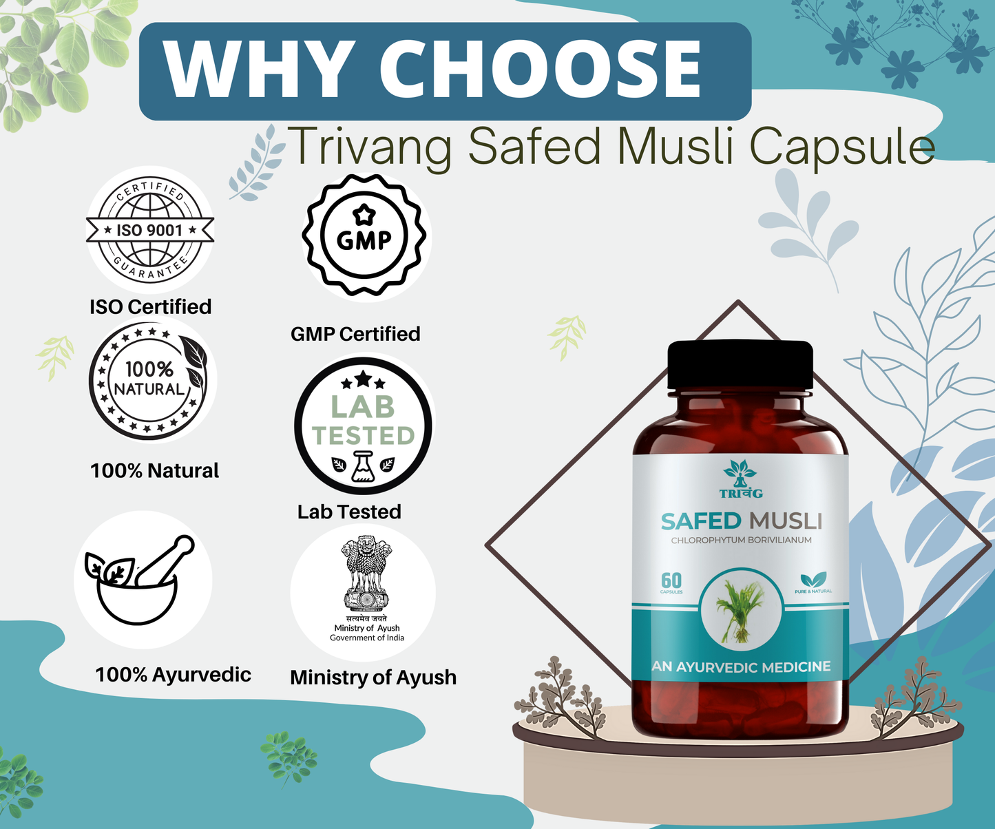 Trivang Safed Musli Capsules