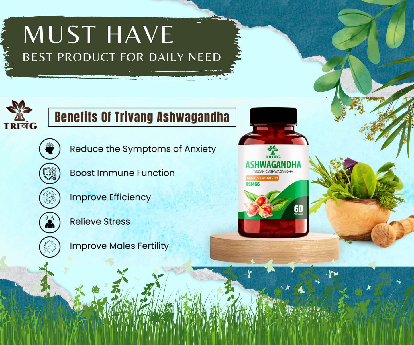Trivang Ashwagandha Capsules