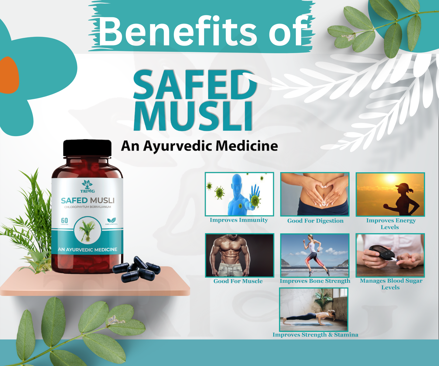 Trivang Safed Musli Capsules