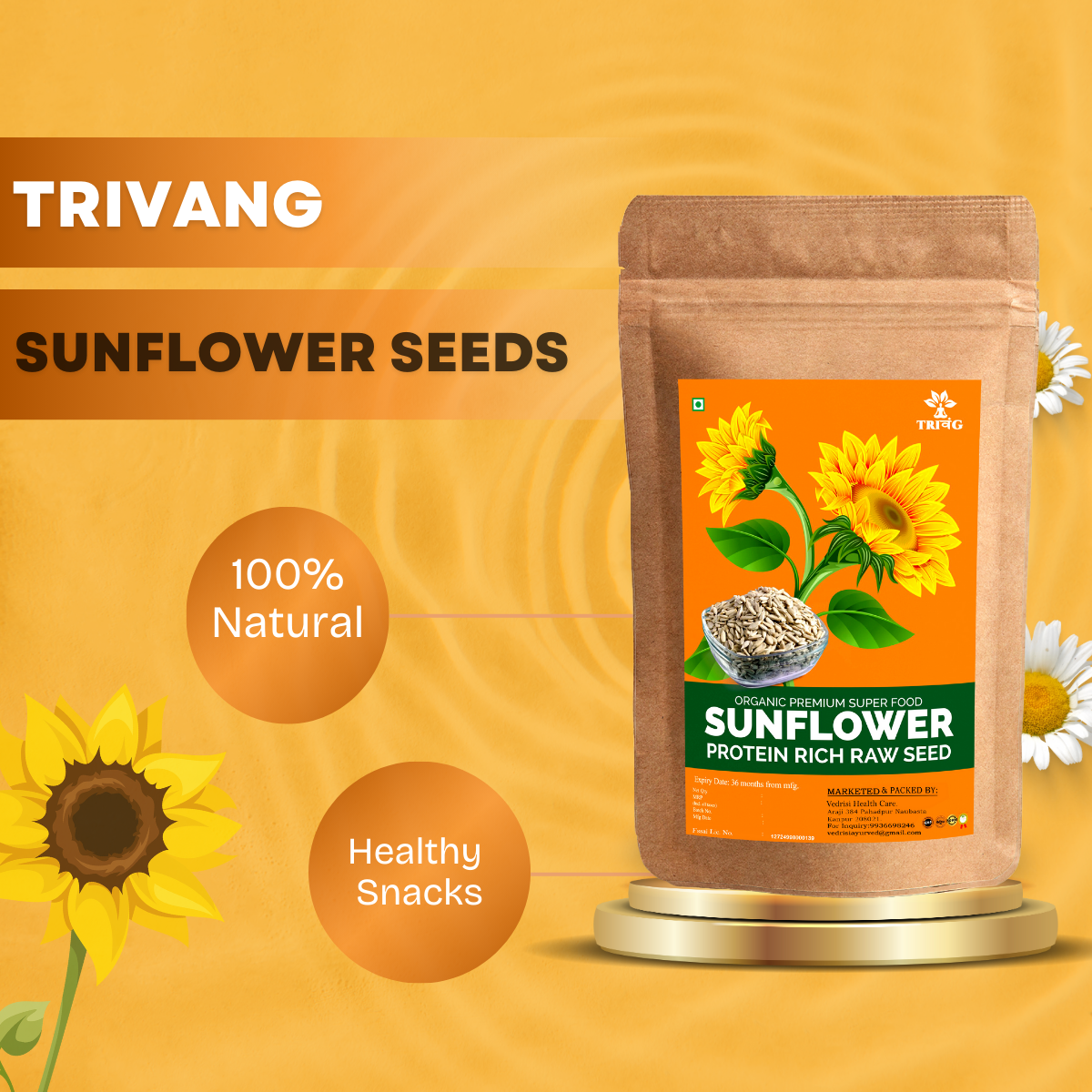 Trivang Sunflower Seeds