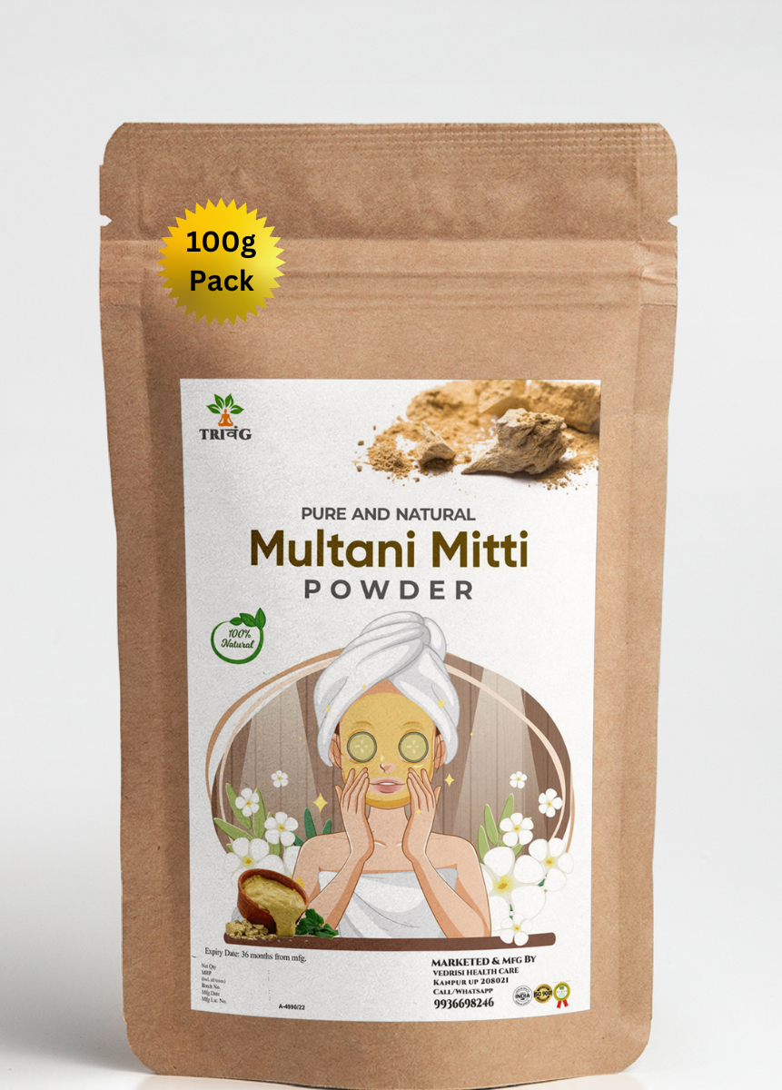 Trivang 100% Natural Multani Mitti Powder