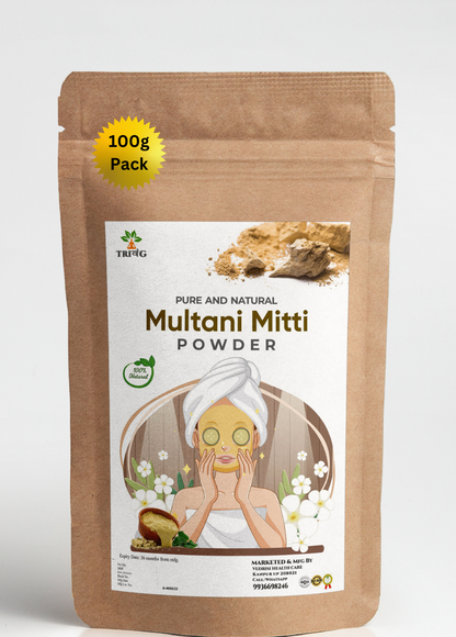 Trivang 100% Natural Multani Mitti Powder