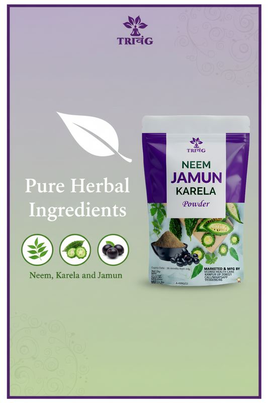 Trivang Neem Jamun Karela Powder