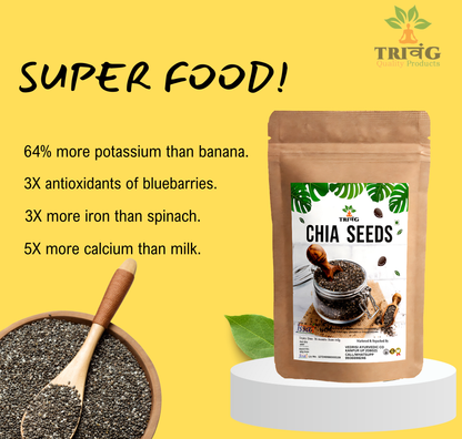 Trivang 100% Natural Chia Seeds