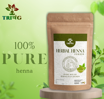 Trivang 100% Pure Herbal Henna Powder