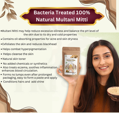 Trivang 100% Natural Multani Mitti Powder