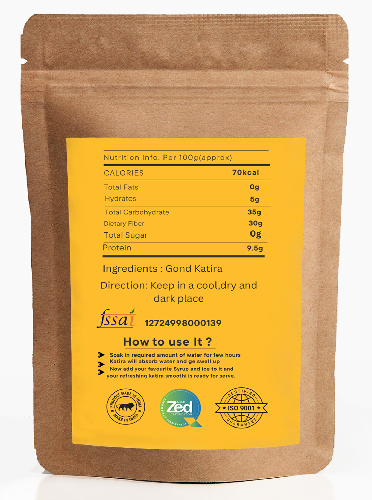 Trivang Pure Gond Katira