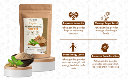 Vangam 100% Pure Ashwagandha Powder