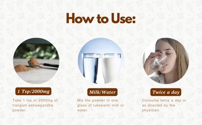 Vangam 100% Pure Ashwagandha Powder