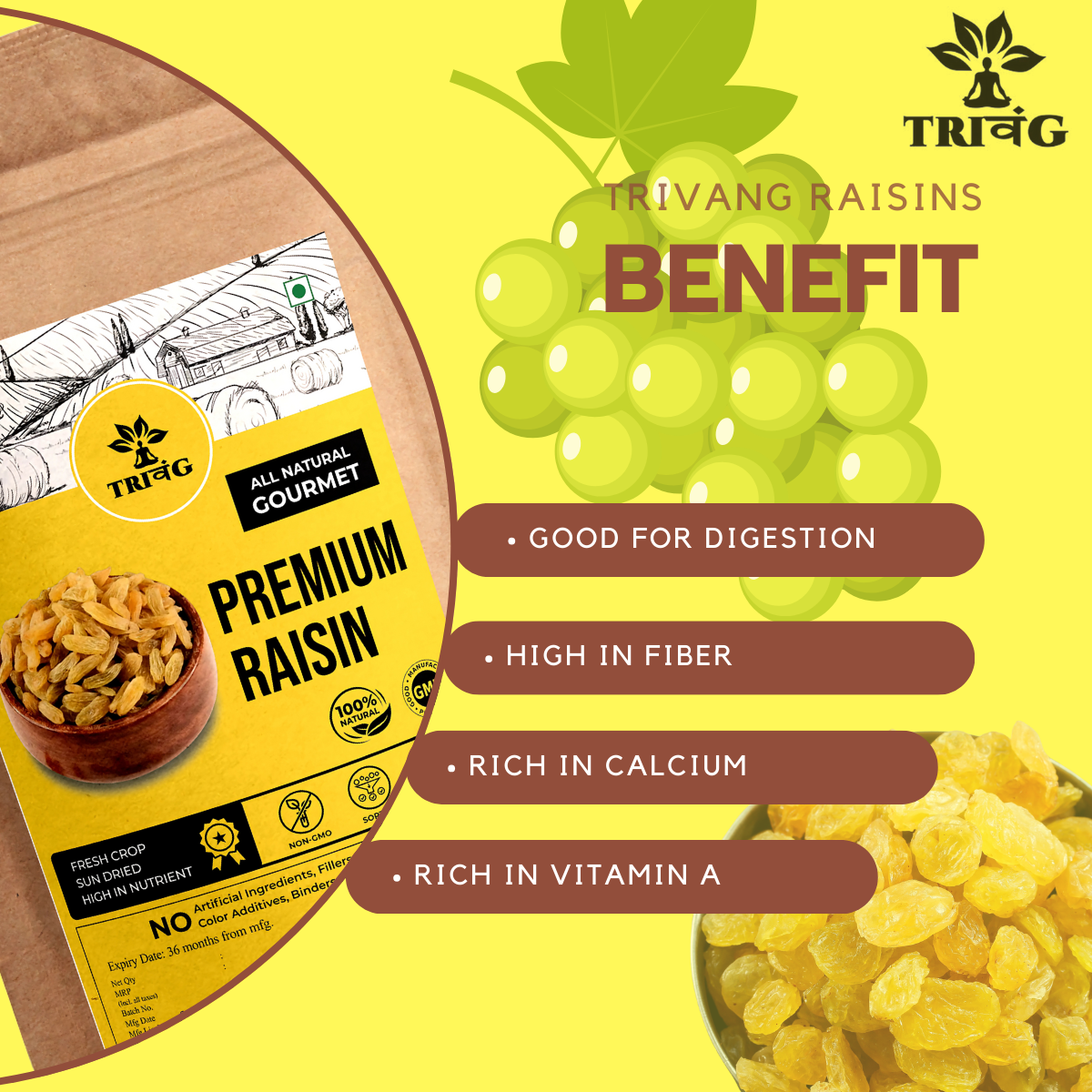 Trivang Premium Raisins
