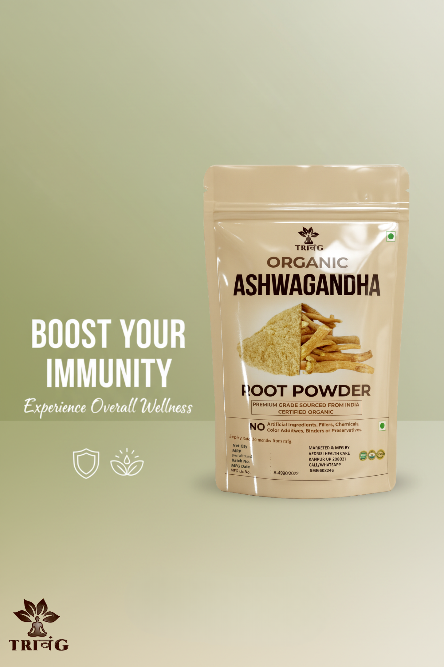 Trivang Organic Ashwagandha Powder