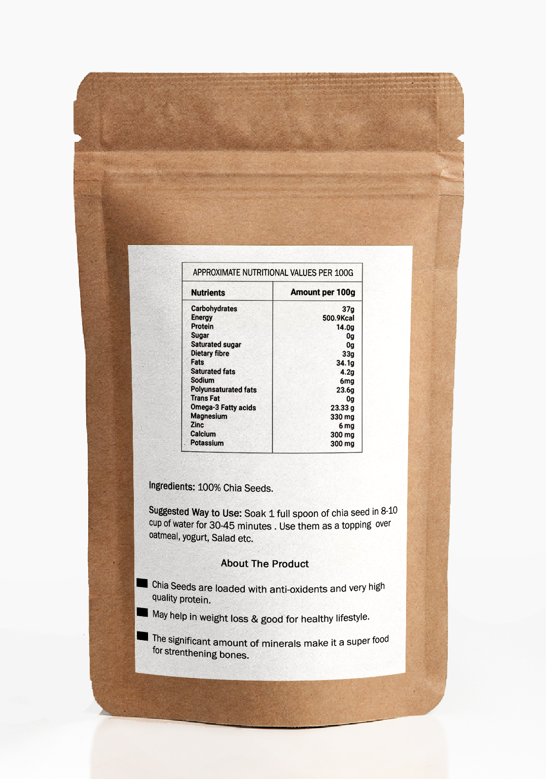 Trivang 100% Natural Chia Seeds